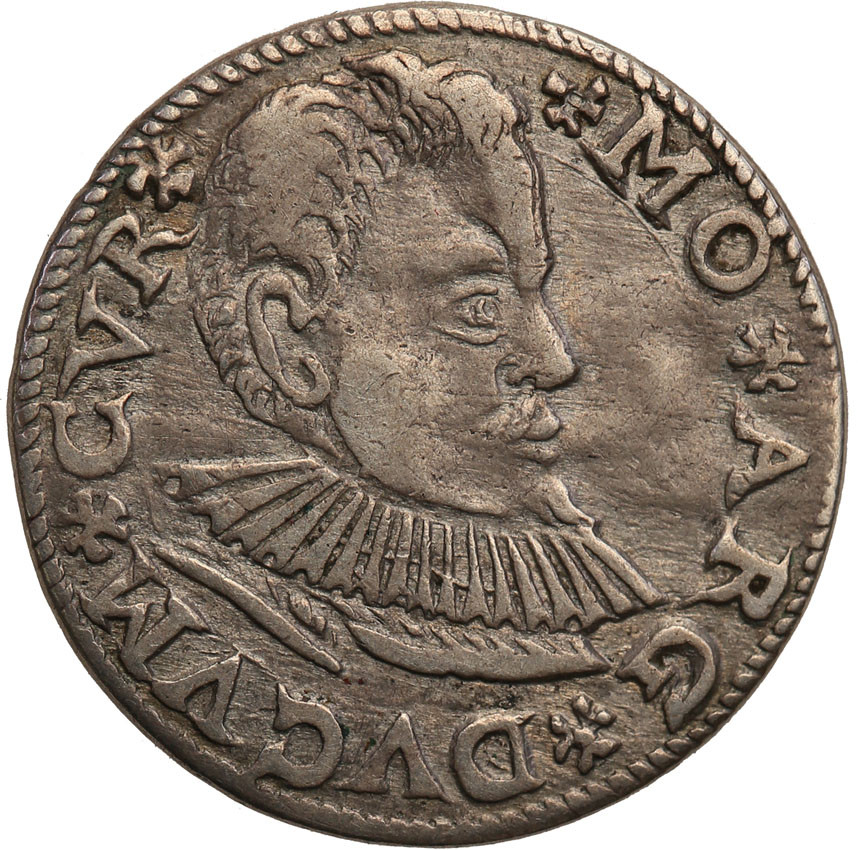 Kurlandia. Trojak (3 Grosze) 1597, Mitawa